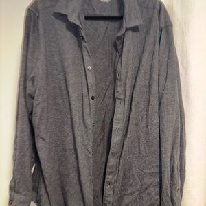 UNTUCKit Men's Charcoal Shirt Jacket